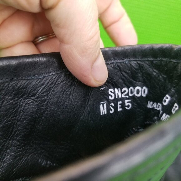 ✅Sonora Quilted Black Leather Ankle Moto/Biker Boots Women's 8B Heeled Back Zip - Picture 5 of 12